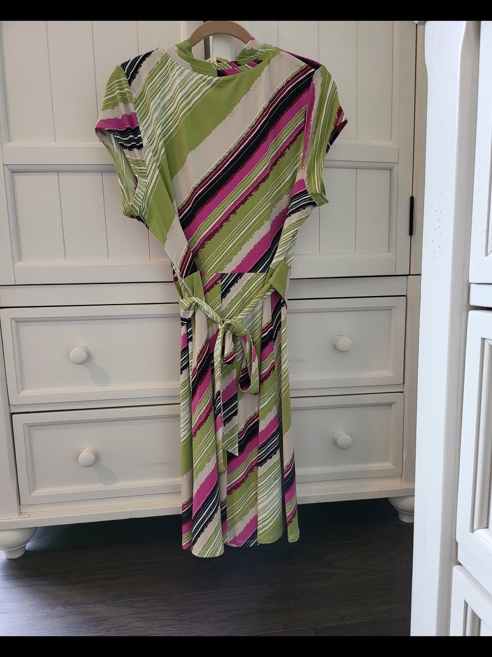Liz Claiborne Striped Midi Dress XL